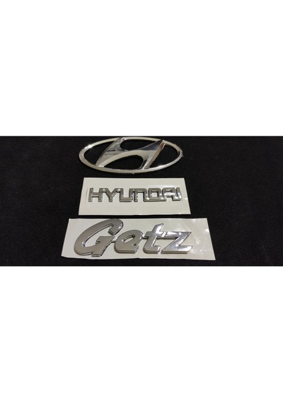 Hyundai Getz Yazı Hyundai Ön Arma 3 Lü Set A Kalite İthal 2003 Sonrası Uyumlu A Kalite