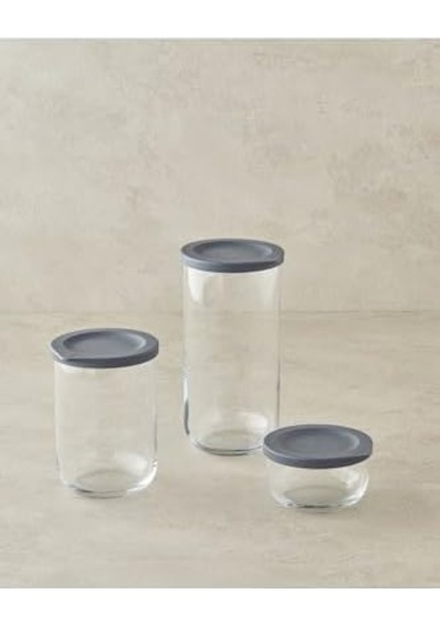 Fresh Safe Cam Baharatlik 380 Ml Gri Açık Bej
