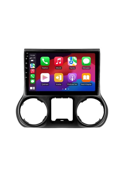 Jeep Wrangler 2011-2017 Android Multimedya Carplay Android Auto Navigasyon Kameralı 8gb Ram 64gb 10"