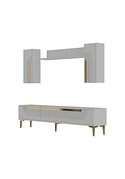 Tvr1803bg - Meyra Tvr180 Ünitesi Takım Beyaz-gold 180cm Beyaz-gold