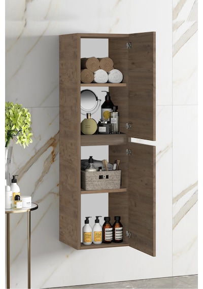 Yıldız 35 130 Cm Atlantik Çam Mdf Asma Banyo Boy Dolabı Atlantik - Çam
