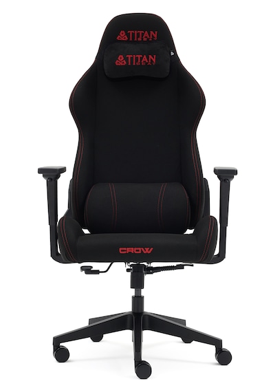 Titanseat Crow Red Kumaş Oyuncu Koltuğu Kırmızı -