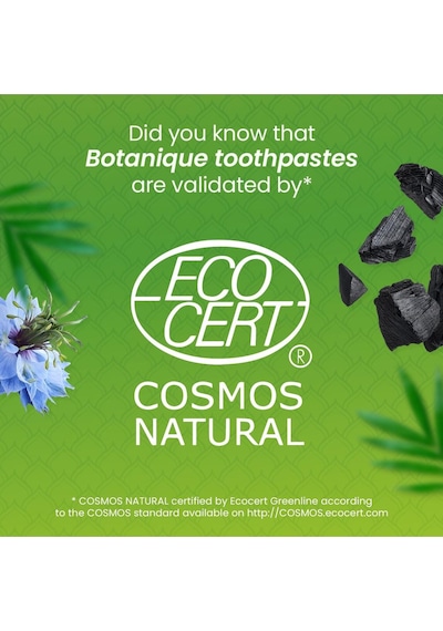 Botanique Beyazlatıcı Plak Karşıtı Organik Diş Macunu 75ml 2'li Paket Ecocert Cosmos Sertifikalı