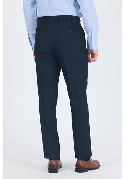 İmza Lacivert Esnek Yandan Cepli Comfort Fit Classic Pantolon 1003250005 Lacivert