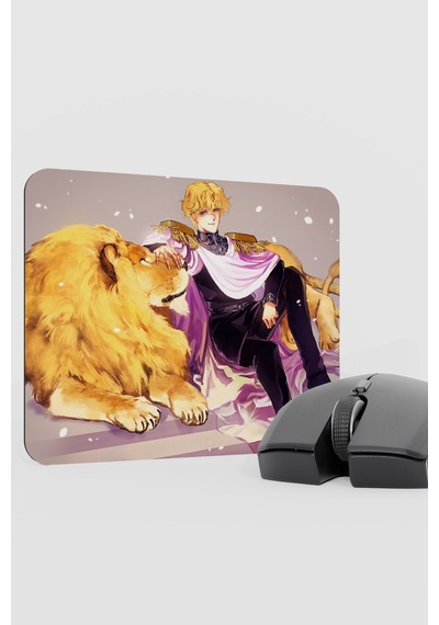 Ginga Eiyuu Densetsu Anime V5 - 22x18 Gaming Kauçuk Kaymaz Taban Mouse Pad Fare Altlığı