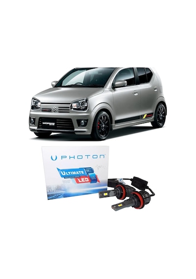 Suzuki Alto Led Xenon Uzun+kısa Far Ampulü H4 Ultimate 9500 Lumens Yeni Seri Beyaz