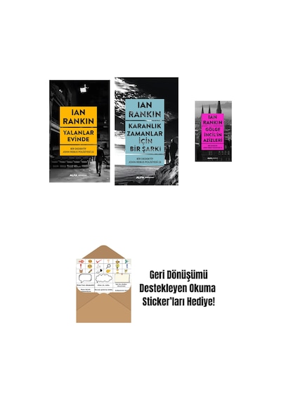 Yalanlar Evinde + Karanlık Zamanlar İçin Bir Şarkı + Gölge İncil'in Azizleri + Okuma Sticker'ları
