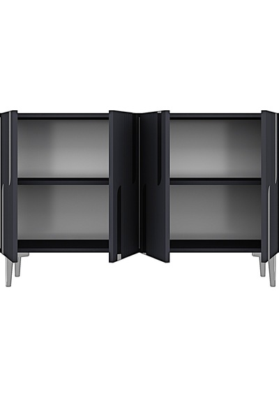 Ka1231as Nota Konsol Ve Tv Sehpası Antrasit -silver 120cm Antrasit-silver