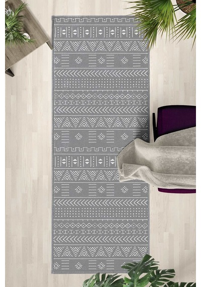 Yıkanabilir Yolluk 37 Gri