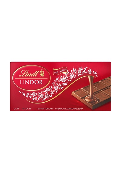 Lindt Lindor Tablet Çikolata 100 G Sütlü İsviçre Kalitesi 3'li Ekonomik Paket - 3 Adet Tarı