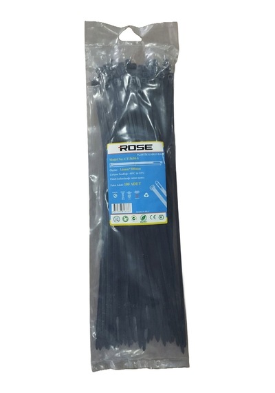 Kablo Bağı Plastik 100 Adet Cırt Kelepçe 300mm Kablo Bağı Pilastik Kelepçe