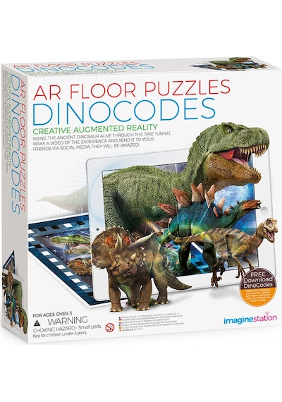 Ar Floor Puzzles Dinocodes Aplikasyon Destekli Arttırılmış Gerçe