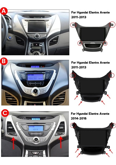 Hyundaı Elentra 2014-2016 Multimedya Navigasyon Usb Kamera Carplayer 6 Ram