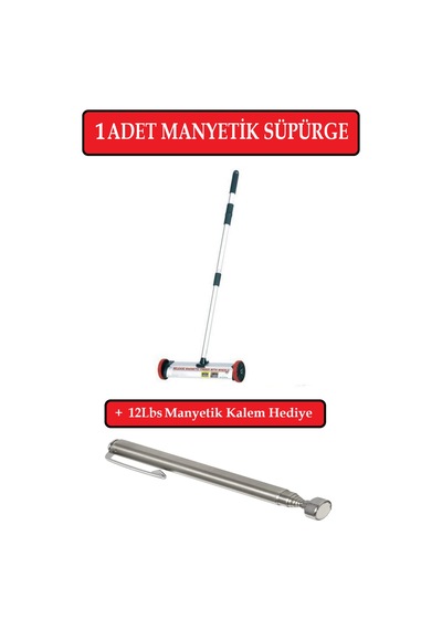 Manyetik Süpürge, Mıknatıslı Metal Çivi Vida & Iğne Toplama Araba