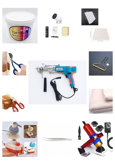Ak-v Tufting Makinesi Full Set Turkuaz Ak-v - Bordo Tıraş Makinesi Set İçeriği Açıklama Kısmındadır