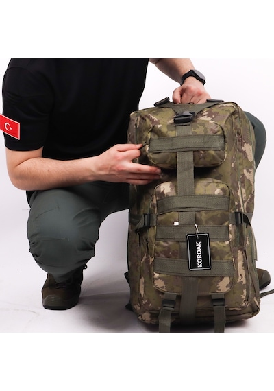 Kordak 65 Lt Jandarma Kamuflaj Outdoor Sırt Çantası Jandarma Çok Renkli
