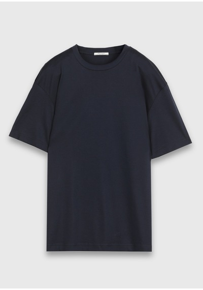 Ramsey Lacivert Düz %100 Pamuk T-shirt lacivert navy Blue