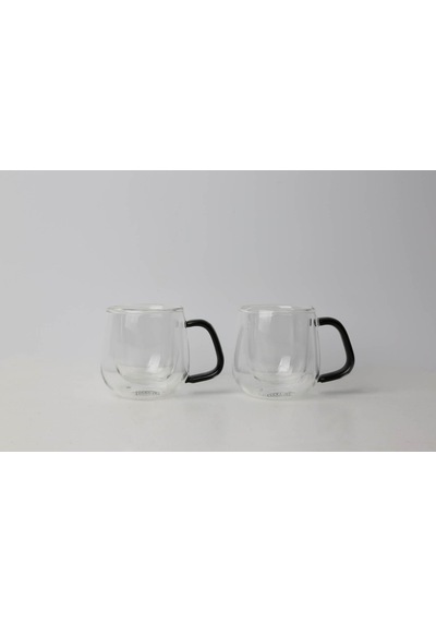 Lyhl 002 Classica 100 Ml Çift Çidarlı Borasilica 2'Li Espresso Ba