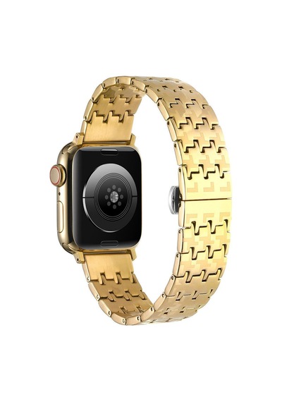Watch 42mm Uyumlu Krd-86 Metal Kordon Zore Gold