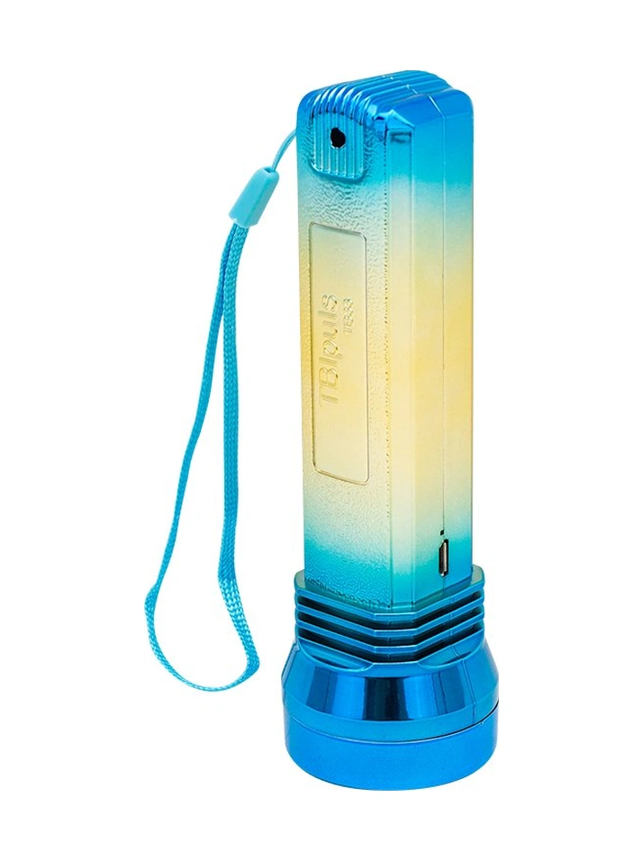 Powermaster Tb33 1+3 Ledli 2 Çalışma Modlu Şarjlı El Feneri Kırmızı - Siyah