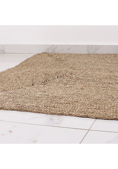 Dekoratif 150x120 Cm. Deniz Sazı Halı & Duvar Dekoru Bej