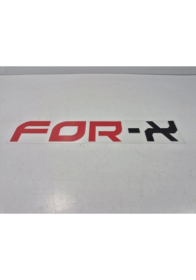 For-x Sticker - For-x Araba Camı Sticker - 4.5cm X 25cm - For-x Arma Sticker