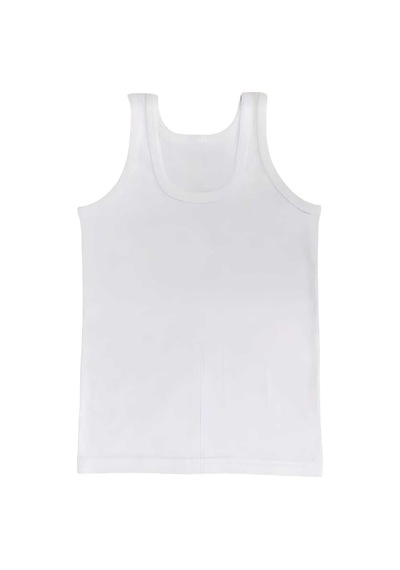 Uniquetrenders Erkek Çocuk İkili Set Pamuklu Penye 6 Atlet 6 Boxer Beyaz - Siyah