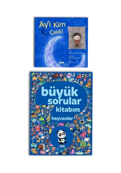 Büyük Sorular Kitabım Hayvanlar Ay'ı Kim Çaldı 2'li Set