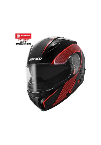 Scoyco 868 Sky Breaker Kask Renkli