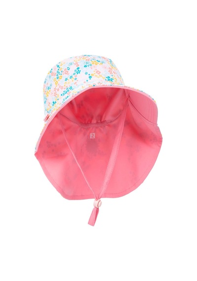 Decathlon - Uv Korumalı Şapka Bebek Uv Korumalı Şapka Çift Taraflı Pembe