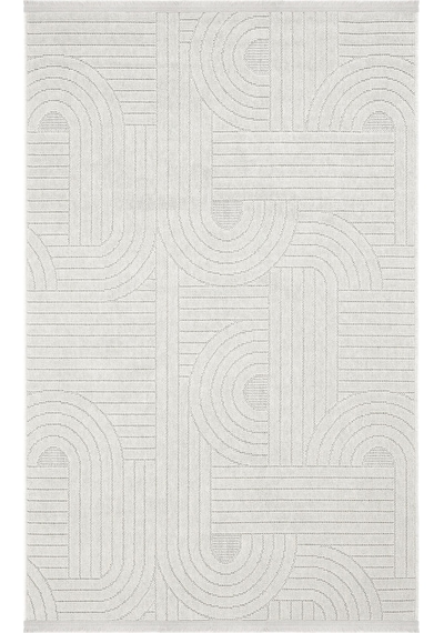 Seyran Loopy 623 Krem Halı Ince Mutfak Kilim Salon Kesme Halı Yolluk Krem