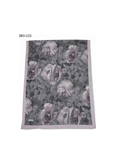 Moonscarfs Moonscarf Bambu Kraş Pamuk Şal Kirli Gül 203-121 Çok Renkli