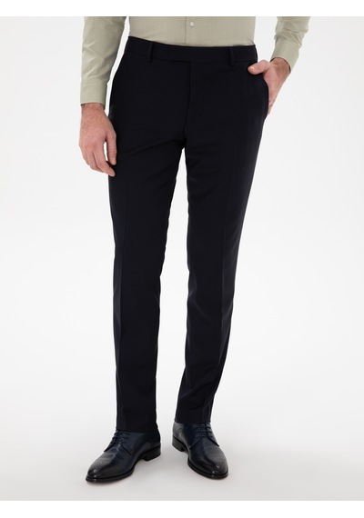 Cacharel Lacivert Slim Fit Kumaş Pantolon