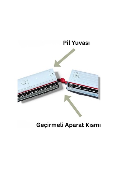 Oyuncak Hızlı Tren Seti 40 Parça - Pilli, Işıklı, Sesli Ve Raylı Büyük Boy Tren 308 Cm Pist