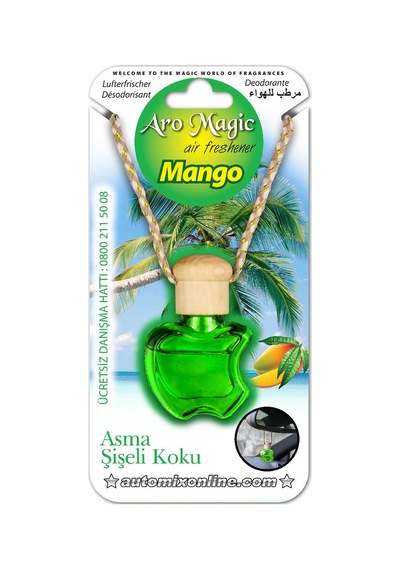 2 Adet Aromagic Oto Kokusu Asma Şişe Mango