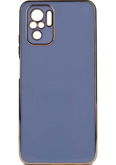 Xiaomi Redmi Note 10S Kılıf Zore Bark Kenarları Altın Renk Kılıf
