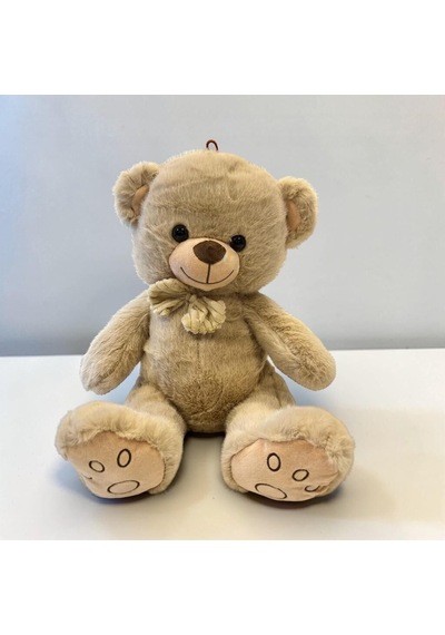 Pl50174 40 Cm Papyonlu Ayı- Hly Açık Bej