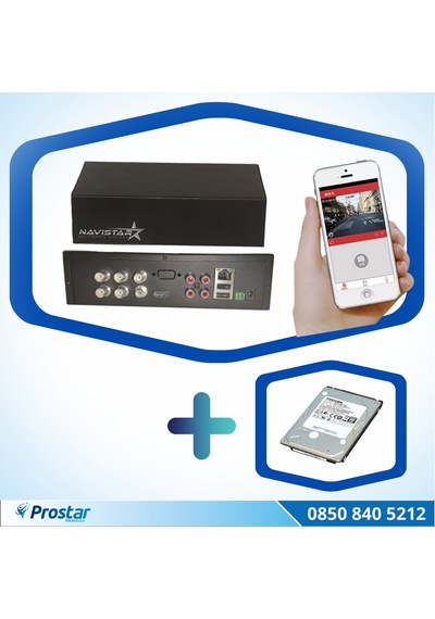 4 Kanal Mobil DVR Kayıt Cihazı 320 GB Harddisk Dahil Uzaktan İzl