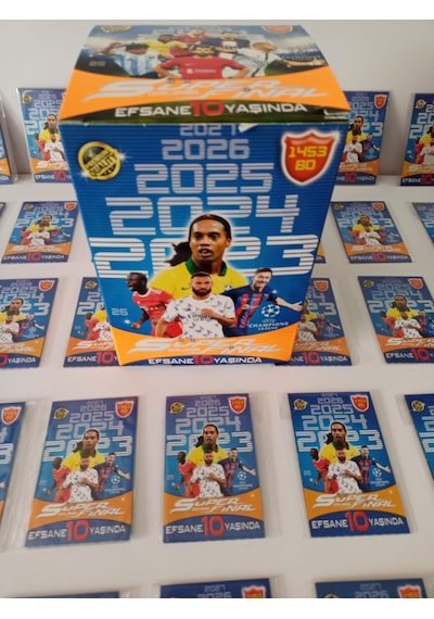 SÜPER FİNAL 2023 FUTBOLCU KARTLARI 200 POŞET 400 KART