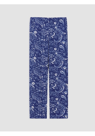 Lcw Dream Lacivert Beli Lastikli Desenli Kadın Pijama Alt