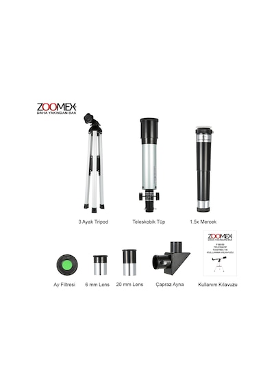 Zoomex F36050 Teleskop 90x Yakınlaştırma F36050m