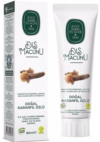 Eyüp Sabri Tuncer Doğal Karanfil Özlü Diş Macunu 90 ML