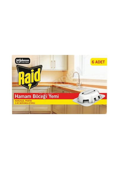 5 Adet Raid Böcek Yemi 6'lı