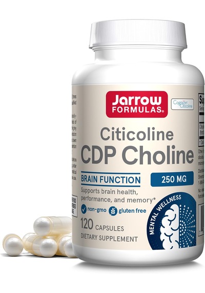 Jarrow Formulas, Citicoline, Cdp Choline, 250 Mg, 120 Capsules Orijinal Usa Menşeii Dmmedicineden