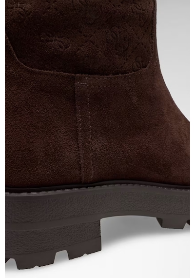 Guess Yailyn Deri Kadın Çizme Flfl2ysue11 Kahve