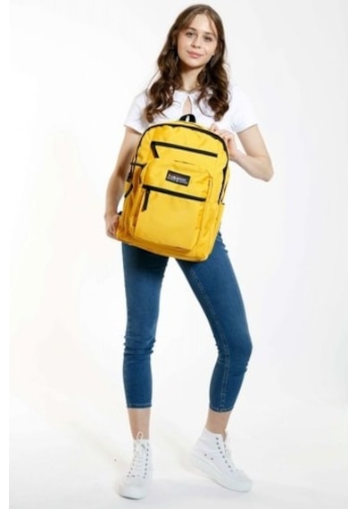 Kaukko Full Pocket Sırt Çantası Sarı Krn-k1437