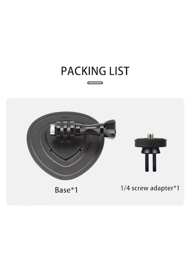 Aksiyon Kamera Yapıs Kanlı Esnek Montaj Aparatı Insta360 X5/x4/ace Pro 2/osmo/ Pocket 3/4 /action 5/ Gopro 13 Siyah