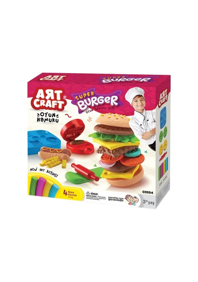 Oyuncak Hamburger Hamur Set 200 Gr