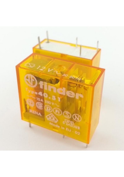 Finder 40.51.8.012.0000 12v 10a Ac Tek Kontak Minyatür Pcb Röle 5