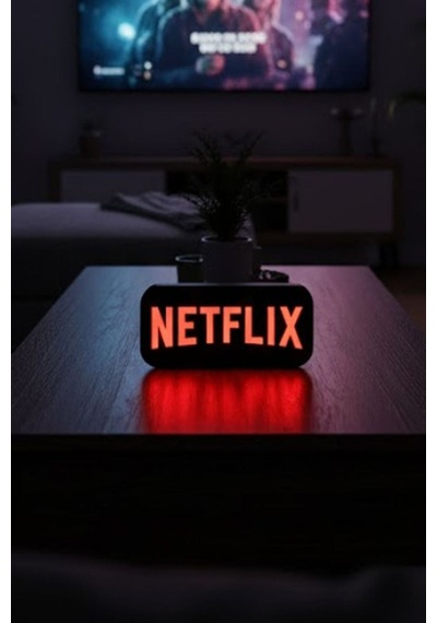 Netflix Tasarımlı Dekoratif Aydınlatma Led Çok Renkli